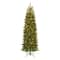 6.5 Ft. Pre-Lit Feel Real® Downswept Douglas Fir Pencil Slim Artificial Christmas Tree, Clear Lights